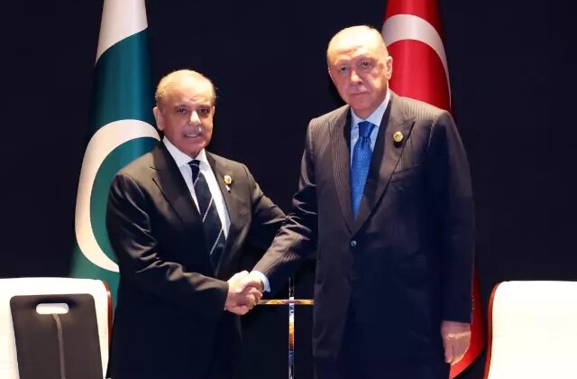 Cumhurbaşkanı Erdoğan Çin’de Pakistan Başbakanı Şerif ile görüştü
