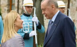 Cumhurbaşkanı Erdoğan, Meloni ve Dibeybe’yi kabul etti