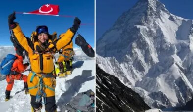 Denizlili dağcıdan büyük başarı! K2’ye çıkan ilk Türk kadını oldu