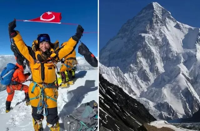Denizlili dağcıdan büyük başarı! K2’ye çıkan ilk Türk kadını oldu