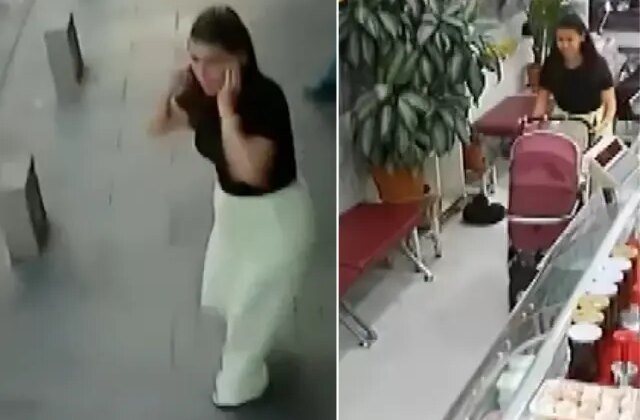 Deprem sırasında herkes panikle kaçarken o bebeğine koştu