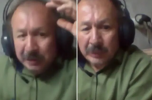 Depreme yayın sırasında yakalanan radyocu büyük korku yaşadı