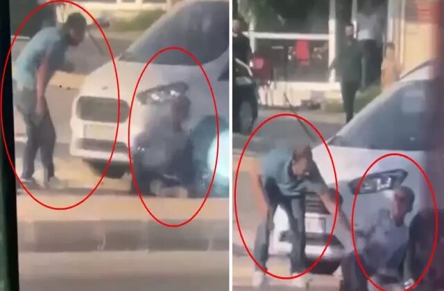 Durakta bekleyen adamın infaz edildiği anlar ortaya çıktı