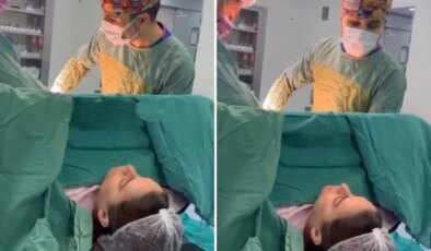 Doğuma giren kadından, “Sabah ne yaptınız?” sorusuna bomba yanıt