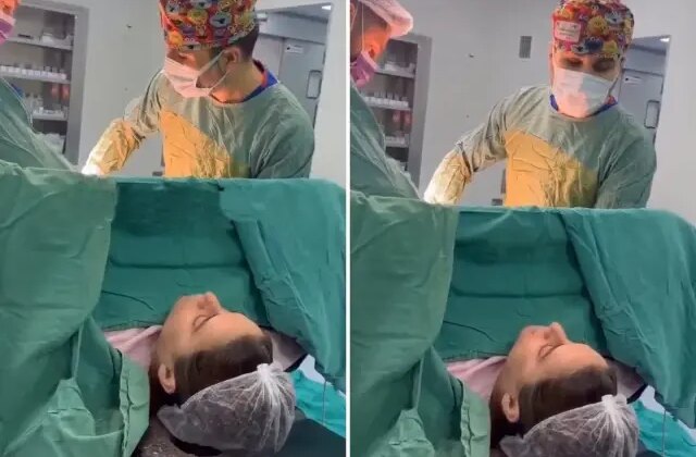 Doğuma giren kadından, “Sabah ne yaptınız?” sorusuna bomba yanıt
