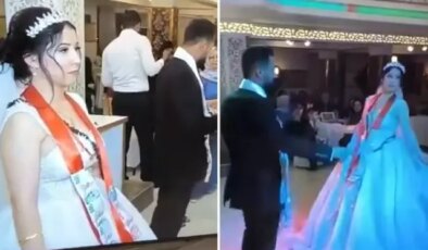 Düğününden görüntü paylaşan gelin isyan etti: Eşimin ailesi çok yobazmış