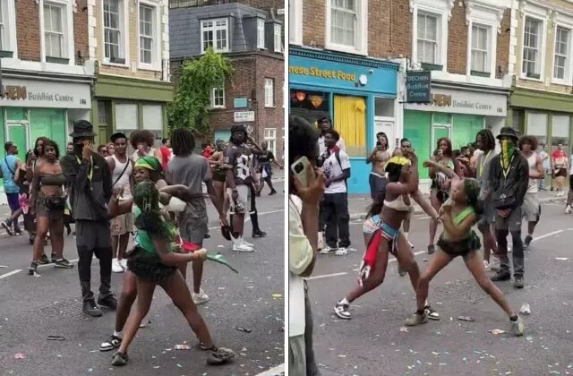 Dünyanın en büyük karnavalında kadınlar kavga etti, 104 kişi gözaltına alındı