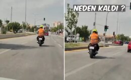 Ehliyet sınavından kalan motor sürücüsünün görüntüsü büyük tartışma yarattı