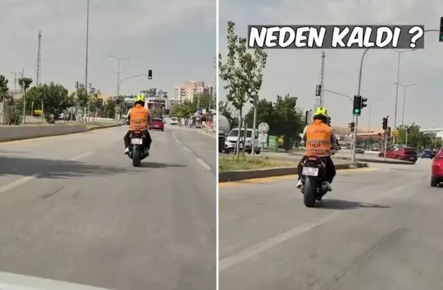 Ehliyet sınavından kalan motor sürücüsünün görüntüsü büyük tartışma yarattı