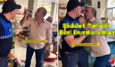 Rezilliği ortaya çıkan esnaf zabıtaya saldırdı, yetmedi tehdit etti