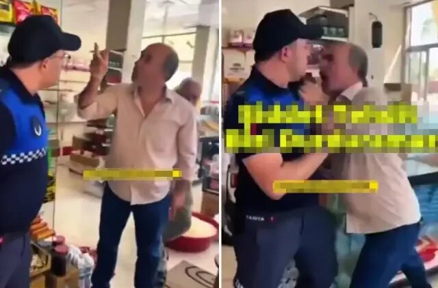 Rezilliği ortaya çıkan esnaf zabıtaya saldırdı, yetmedi tehdit etti