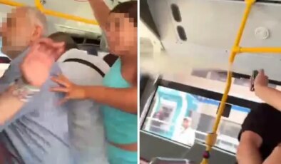 İETT otobüsünde ortalık karıştı, yolcu şoföre biber gazı sıktı