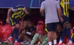 Fenerbahçe yedek kulübesinde yayına yansıyan tartışma