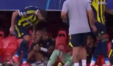 Fenerbahçe yedek kulübesinde yayına yansıyan tartışma