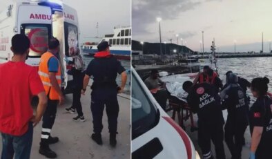 Feribotta can pazarı! Genç kadın atladı, yolcu kurtardı