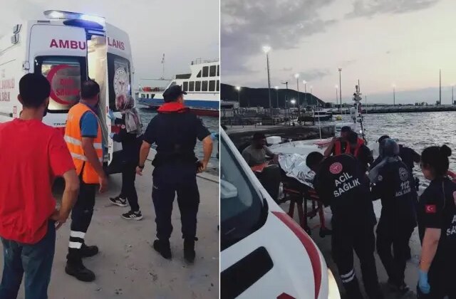 Feribotta can pazarı! Genç kadın atladı, yolcu kurtardı