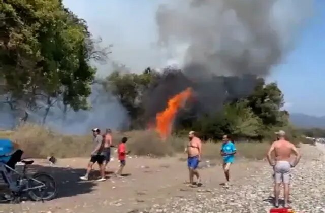 Fethiye’de orman yangını
