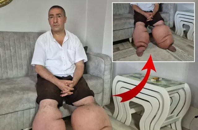 Yüksek ateş şikayetiyle hastaneye gitti, 15 yıldır “fil hastalığı” ile mücadele ediyor