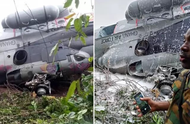 Gana’da askeri helikopter düştü: 8 ölü
