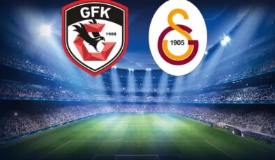 Gaziantep FK-Galatasaray karşılaşmasının ilk 11’leri belli oldu