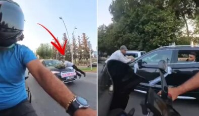 Gelin arabasından bahşiş alabilmek için ölümü göze aldı