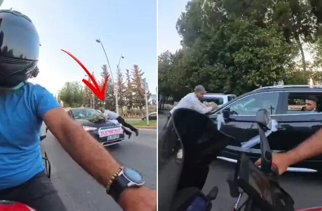 Gelin arabasından bahşiş alabilmek için ölümü göze aldı