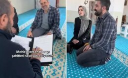 Gelinin mehir talebi imamı da şaşırttı: Damat sen ne diyorsun bu işe?