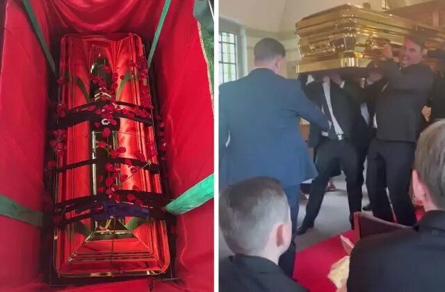 Göçebe aile reisine görkemli veda: Som altından tabutla 1 haftalık veda turu