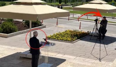 Görüntü TBMM’den! Basın toplantısı yapan milletvekilini sadece bir kişi dinledi