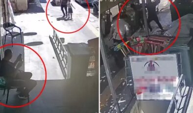 Gündüz vakti çocuğu kaçırmak istedi, esnaf son anda engel oldu