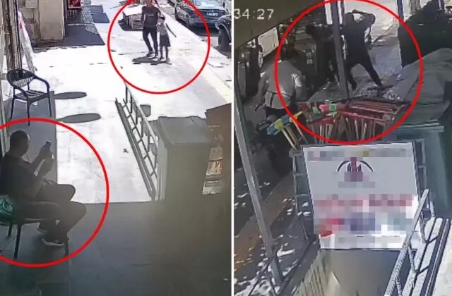 Gündüz vakti çocuğu kaçırmak istedi, esnaf son anda engel oldu