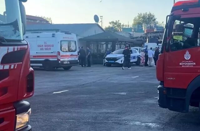 Haydarpaşa Limanı’nda yangın: 1 personel yaralandı