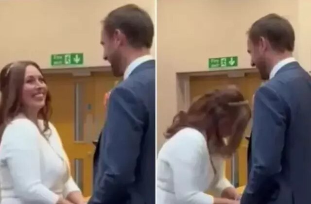 Heyecanına yenik düşen damat, geline eski sevgilisinin ismiyle seslendi