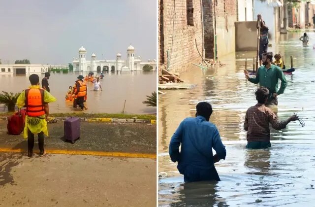 Hindistan barajlardaki fazla suyu boşalttı, Pakistan’da sel meydana geldi: 22 ölü