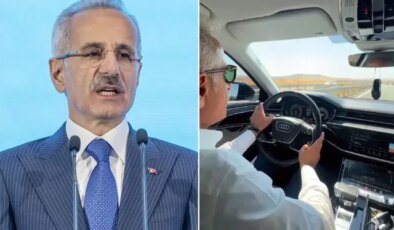 Hız sınırını aşan Bakan Uraloğlu, jandarmadan ceza yedi