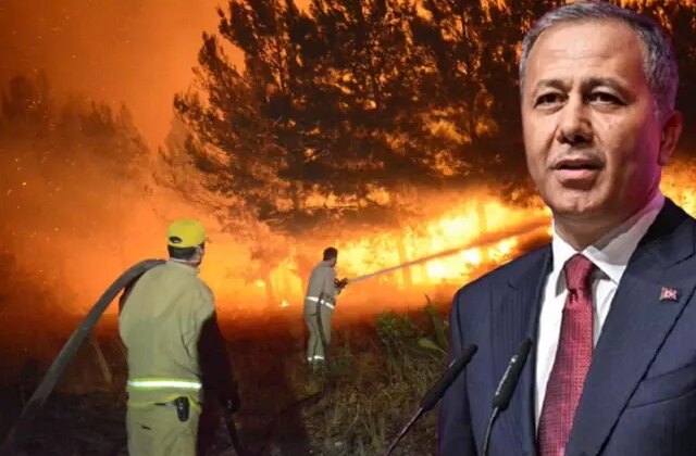 İçişleri Bakanı Yerlikaya: Çanakkale’deki yangınlar tamamen kontrol altında