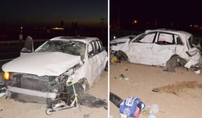 İngiltere’den tatile gelen ailenin otomobili takla attı: 2 ölü, 3 yaralı