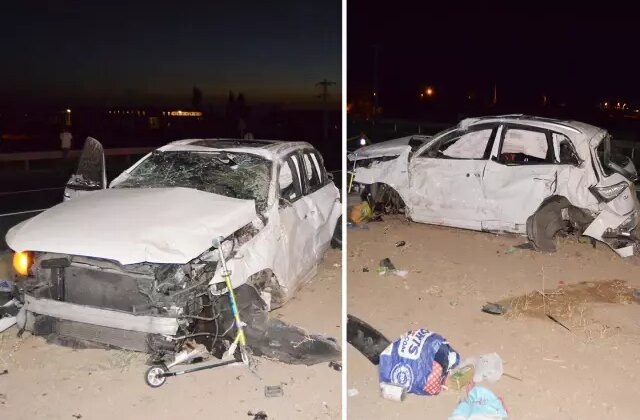 İngiltere’den tatile gelen ailenin otomobili takla attı: 2 ölü, 3 yaralı