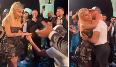 İrem Derici, katıldığı düğünde sevgilisi Melih Kunukçu’dan evlilik teklifi aldı