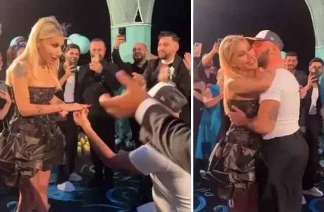 İrem Derici, katıldığı düğünde sevgilisi Melih Kunukçu’dan evlilik teklifi aldı