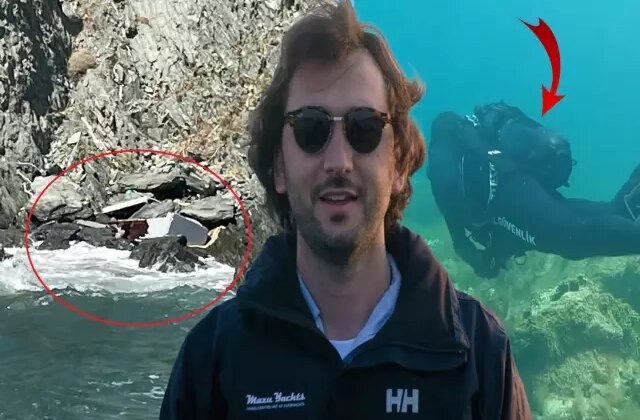 İş insanı Halit Yukay’ı 13 kurbağa adam arıyor! Kayalıklara vurmuş tekne parçaları bulundu