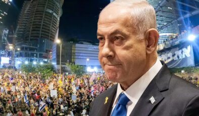 İsrail’de on binlerce kişi Netanyahu’nun Gazze’yi işgal kararını protesto etti