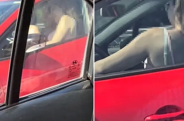 İstanbul’da trafiğinde kaydedilen görüntü olay oldu: Sevişiyorlar arabada, terbiyesizler