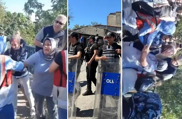 İstenmeyen görüntüler! Vatandaşların günlerdir direndiği mahalleye polis girdi