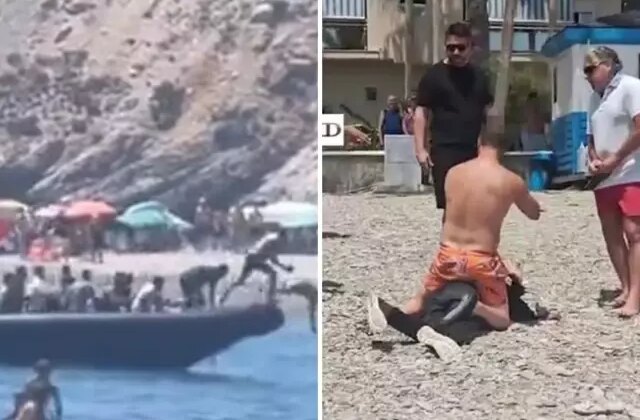 Kaçış planı suya düştü: Turistler göçmenleri tek tek avladı