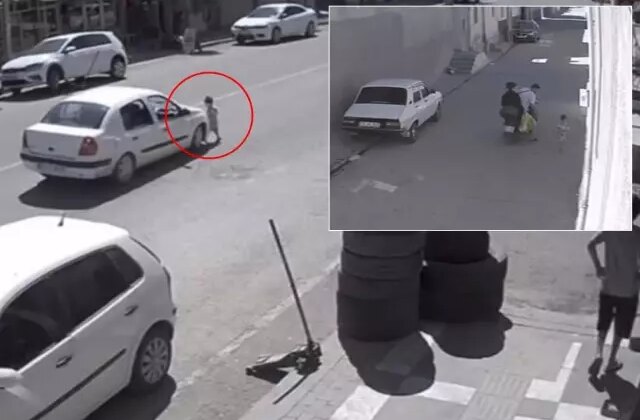 Kahreden anlar! Her şey anne ve babanın gözü önünde oldu