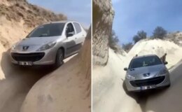 Kapadokya’da navigasyonun azizliğine uğrayan sürücü