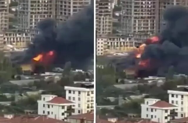 Kartal’da film platosunda yangın! Paniğe neden oldu
