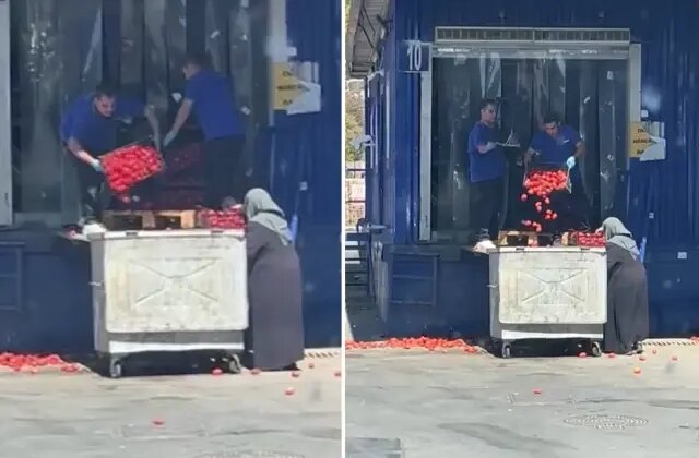 Kasalarca domatesin çöpe atıldığı olay bambaşka çıktı