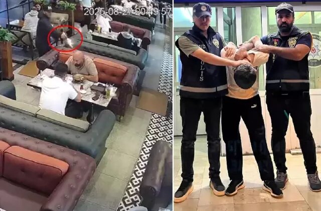 Kulüp başkanını kafede yemek yerken öldüren şüpheli yakalandı